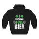 I Lucking Fove Beer Patrick's Day St Patrick Unisex Hoodie Hooded Sweatshirt