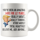 Funny Amazing Wife For 22 Years Coffee Mug, 22st Anniversary Wife Trump Gifts, 22st Anniversary Mug, 22 Years Together With My Wifey