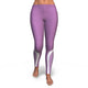 Hexagonal Printed Leggings - Purple