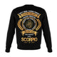 Scorpio Fashion Sweatshirt Horoscope Zodiac November Birthday Gift