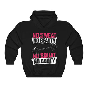 No Squat No Booty Fitness Leg Muscle Therapy Unisex Hoodie Hooded Sweatshirt