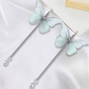 Cute Butterfly Long Earrings - Freedom Look