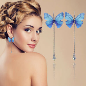 Cute Butterfly Long Earrings - Freedom Look