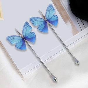 Cute Butterfly Long Earrings - Freedom Look