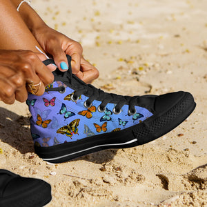 Butterfly High Top Shoes, Great As A Gift - Freedom Look
