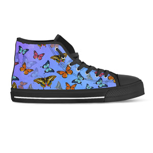 Butterfly High Top Shoes, Great As A Gift - Freedom Look