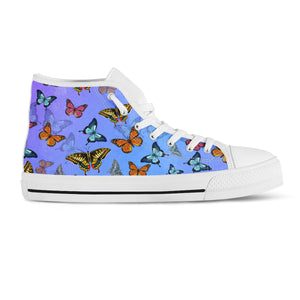 Butterfly High Top Shoes, Great As A Gift - Freedom Look