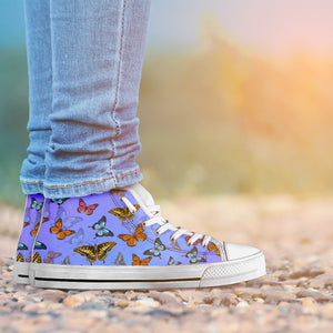 Butterfly High Top Shoes, Great As A Gift - Freedom Look