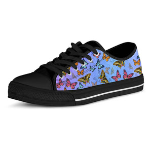 Colorful Butterflies Low Top Shoes - Freedom Look