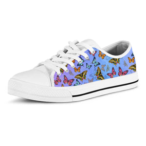 Colorful Butterflies Low Top Shoes - Freedom Look
