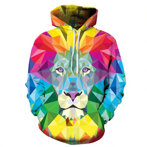Lion Men/Women 3D Hoodie for this Autumn & Winter - Freedom Look
