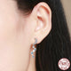 Crescent Half Moon & Star Earrings - 925 Sterling Silver - Freedom Look