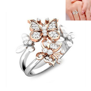 Unique Butterfly Romantic Ring - Freedom Look