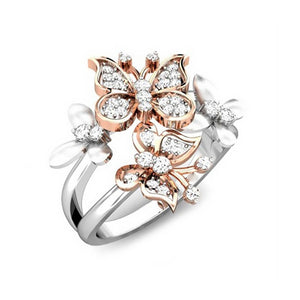 Unique Butterfly Romantic Ring - Freedom Look