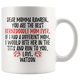 Personalized Bernedoodle Dog Watson Momma Rawren Coffee Mug (11 oz)