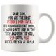 Personalized Pitbull Dog Rikki, Freyja & Beyla Mom Sam Coffee Mug (11 oz)