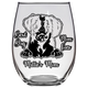 Millie’s Mom - Brittany Spaniel Mom S3 Stemless Wine Glass