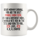 Personalized Poodle Dog H. R. H. Cooper Mommy Donna Coffee Mug (11 oz)