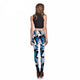 Blue Butterfly & Skull Leggings for 2018 - Freedom Look