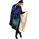 Personalized Capricorn Horoscope Zodiac Star Sign Hooded Blanket