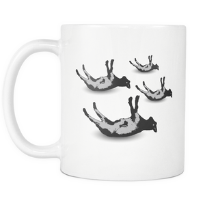 Fainting Goat Coffee Mug - Funny Goats Gifts - Dancing Goats Coffee - Goat Owner Gifts - Baby Goats Mug - Funny Lucky Goat Coffee Cup (11 oz) - Freedom Look