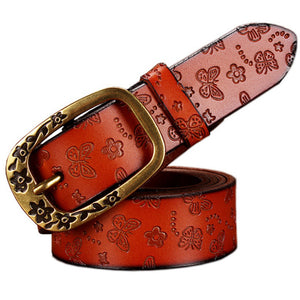 Butterfly Genuine Leather Belts - Freedom Look