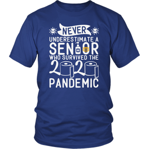 Senior Survived 2020 Pandemic Toilet Paper Unisex & Women T-Shirt