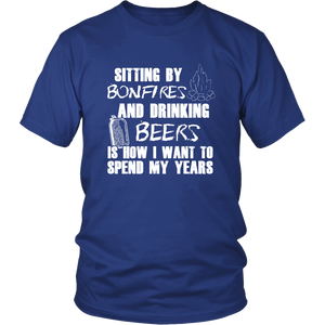 Camping & Beer Is My Life Hiking Lover Unisex T-Shirt