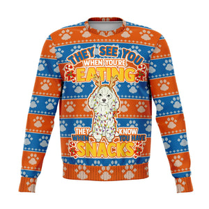 Snacks Poodle - Fashion Sweatshirt AOP