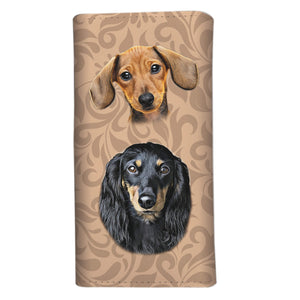 Dachshund Custom Wallet - Limited Time Available - Freedom Look