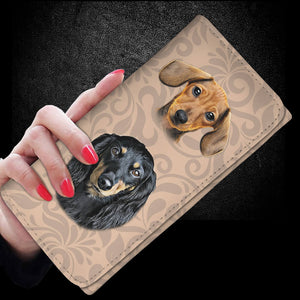 Dachshund Custom Wallet - Limited Time Available - Freedom Look