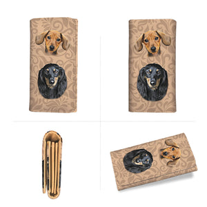 Dachshund Custom Wallet - Limited Time Available - Freedom Look