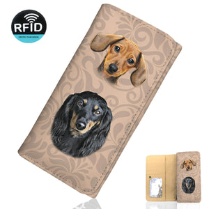 Dachshund Custom Wallet - Limited Time Available - Freedom Look