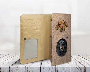 Dachshund Custom Wallet - Limited Time Available - Freedom Look