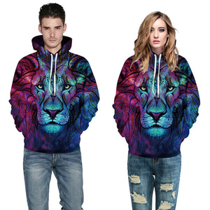 Lion Men/Women 3D Hoodie for this Autumn & Winter - Freedom Look