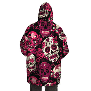 Sugar Skull Pink - Snug Hoodie All-over-Print