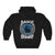 Badge Bunny Easter Unisex Hoodie Hooded Sweatshirt - Blue