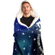 Personalized Capricorn Horoscope Zodiac Star Sign Hooded Blanket