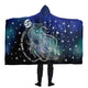 Personalized Cancer Horoscope Zodiac Star Sign Hooded Blanket