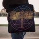 Golden Dragonfly Tote Bag - Freedom Look