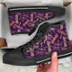 Dragonfly Violet High Top Shoes - Freedom Look