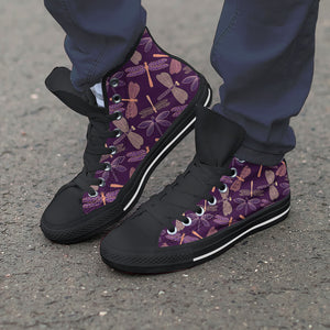 Dragonfly Violet High Top Shoes - Freedom Look