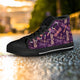 Dragonfly Violet High Top Shoes - Freedom Look