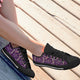 Dragonfly Violet Women's Low Top Shoes - Freedom Look