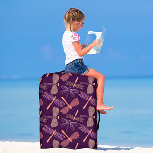 Dragonfly Violet Luggage Covers - Freedom Look