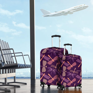 Dragonfly Violet Luggage Covers - Freedom Look