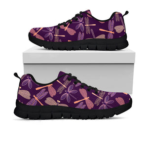 Dragonfly Violet Sneakers - Freedom Look