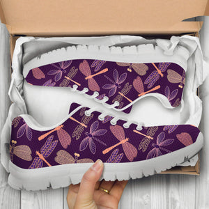 Dragonfly Violet Sneakers - Freedom Look