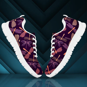 Dragonfly Violet Sneakers - Freedom Look