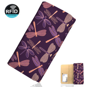 Dragonfly Violet Wallet - Freedom Look